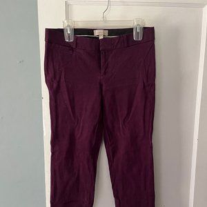Banana Republic maroon/purple work pants